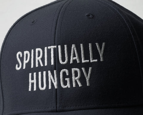 Gorra de Béisbol Spiritually Hungry (Azul Oscuro)