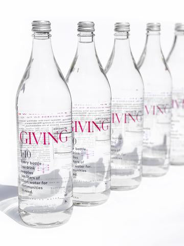 Caja de Giving Water - 12 bolellas de 1 L.